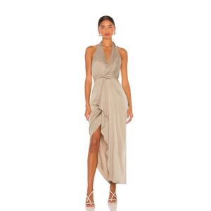 Significant Other Elaine Dress in Taupe‎